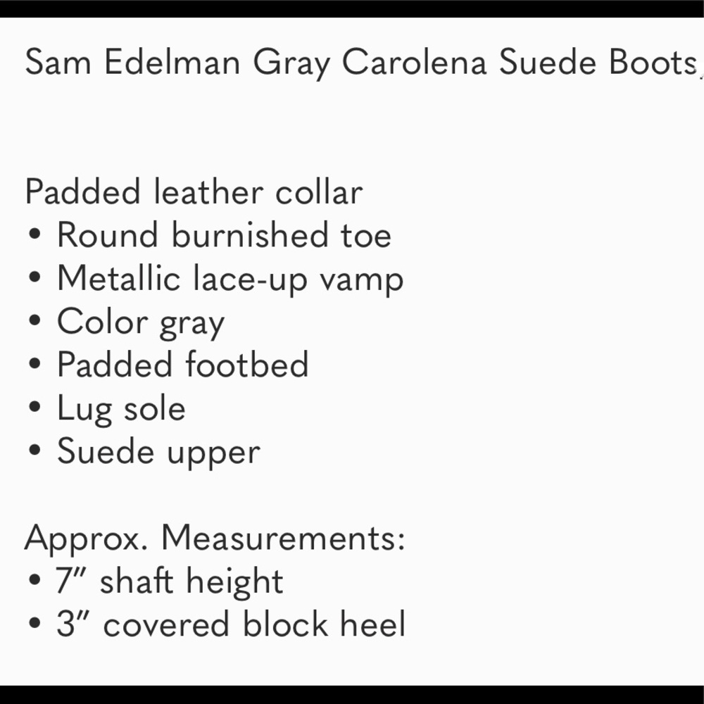 Sam Edelman Carolena Lace-Up Suede Booties - Picture 11 of 11